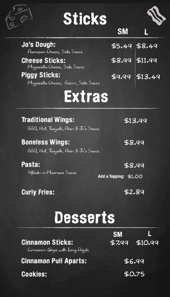 Getjoost Menu Menu
